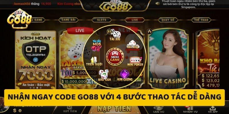 Gift Code Go88 - Đăng ký và nhận ngay 50k cực khủng!